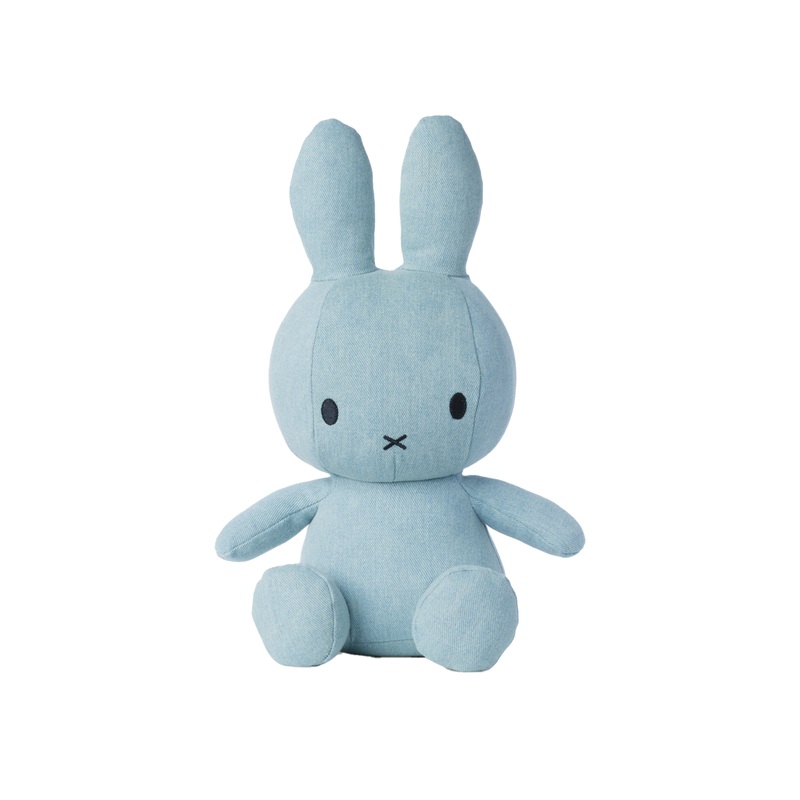 Miffy Sitting Light Wash Denim - 33cm