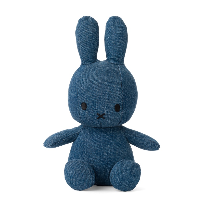 Miffy Sitting Mid Wash Denim - 23cm