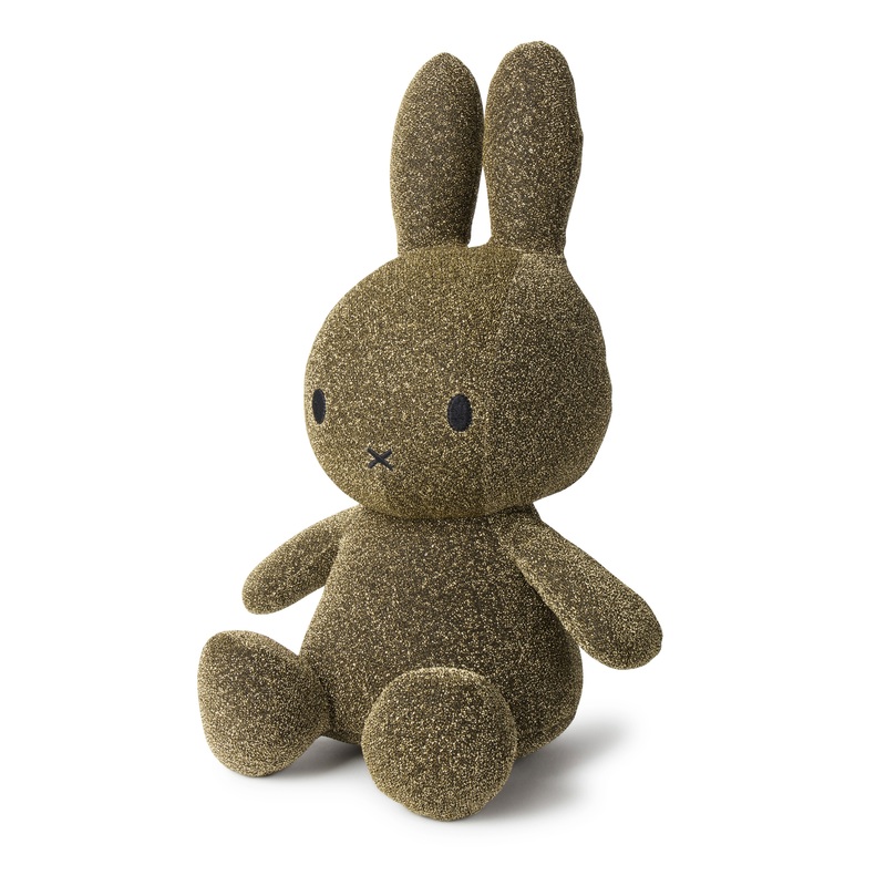 Miffy Sitting Sparkle Gold - 33cm