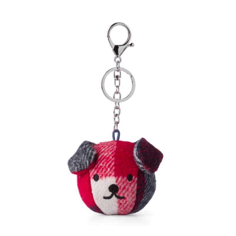 Miffy Snuffy Bag Hanger Checkered Red / Blue - 10cm