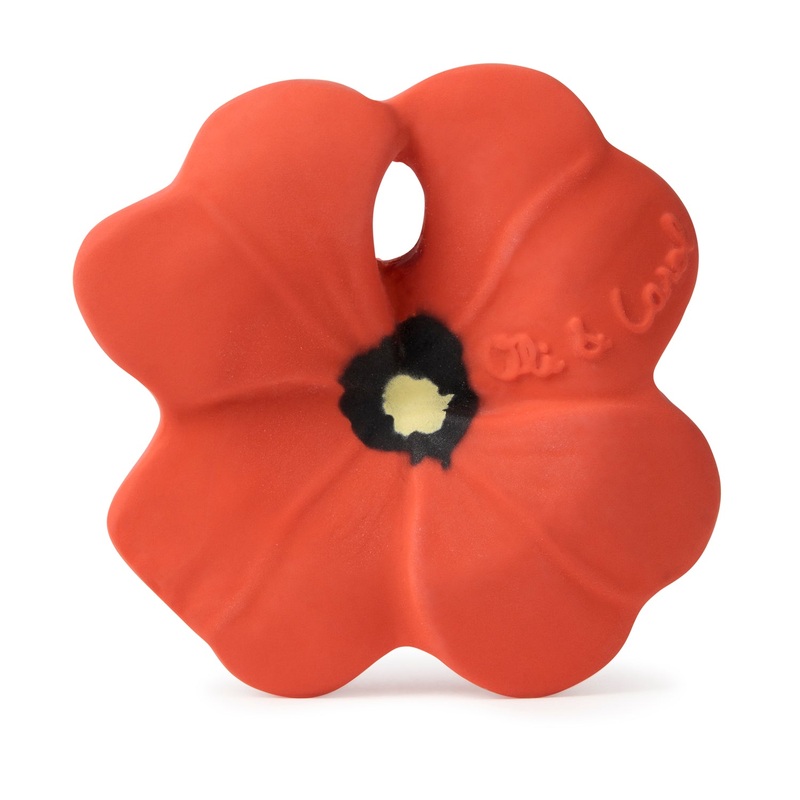Oli & Carol Chewy-to-Go Pop the Poppy Teether