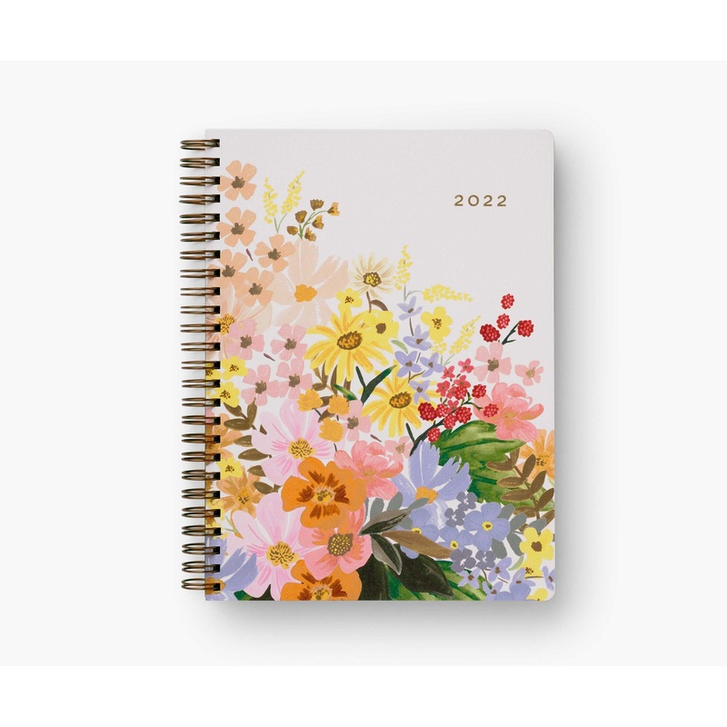 Rifle Paper Co 2022 Marguerite 12-Month Soft Cover Spiral Planner
