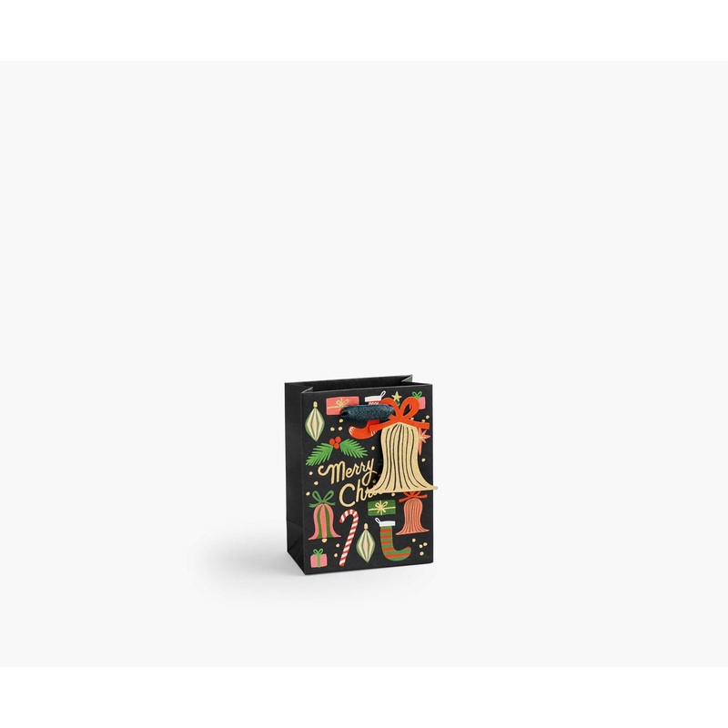 Rifle Paper Co Deck The Halls Small Gift Bag
