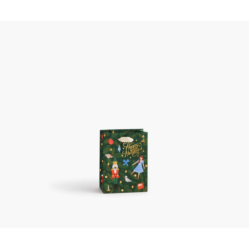 Rifle Paper Co Nutcracker Small Gift Bag