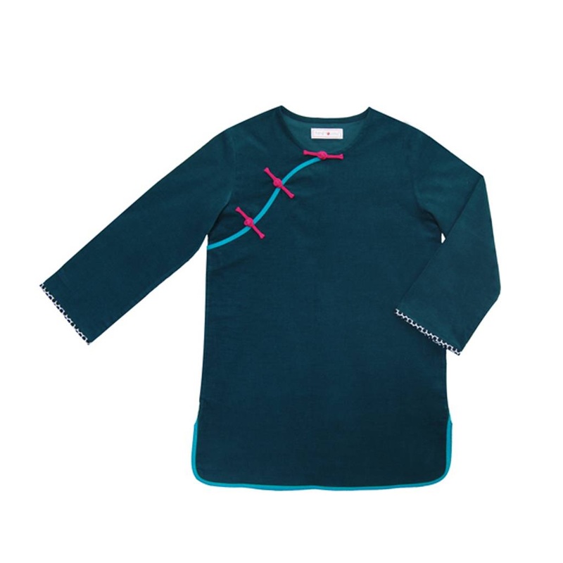 Tang' Roulou Chinese Tunic Classic Teal