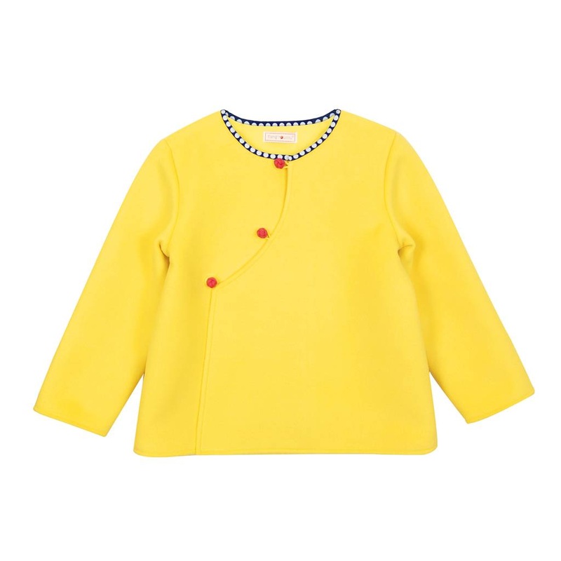 Tang' Roulou Chinese Tunic Top Yellow