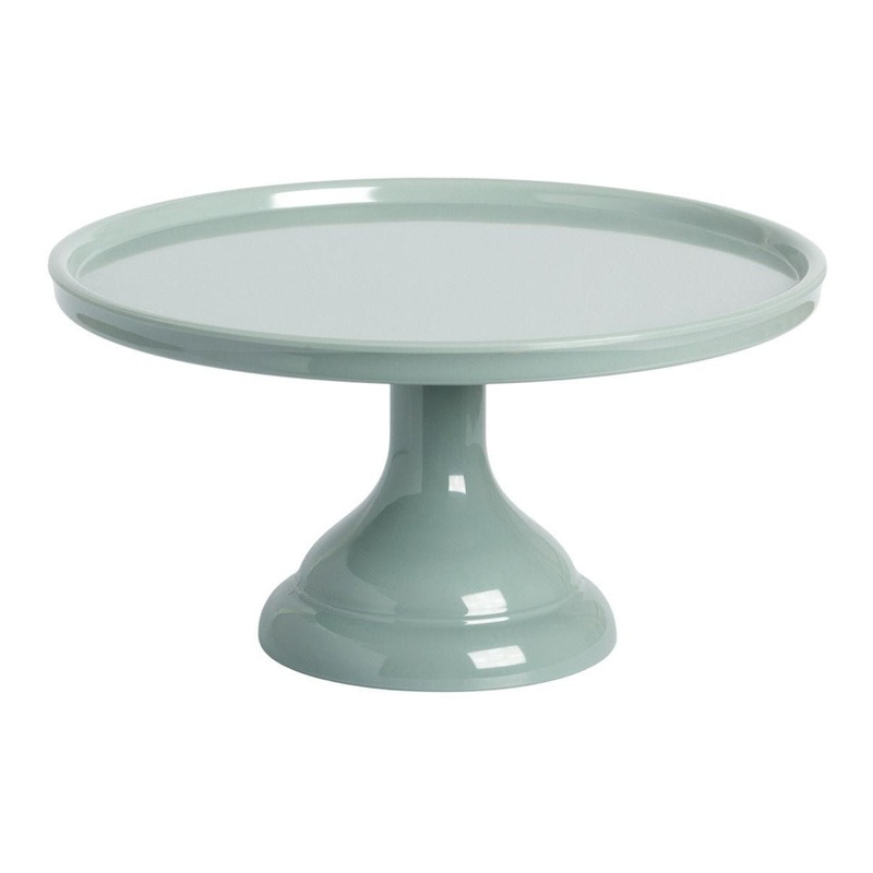 A Little Lovely Company Cake Stand: Small - Sage Green