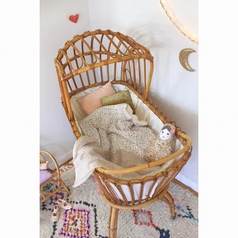 Barnabe aime le caf Baby Blanket Cleste / Paloma 73X90CM