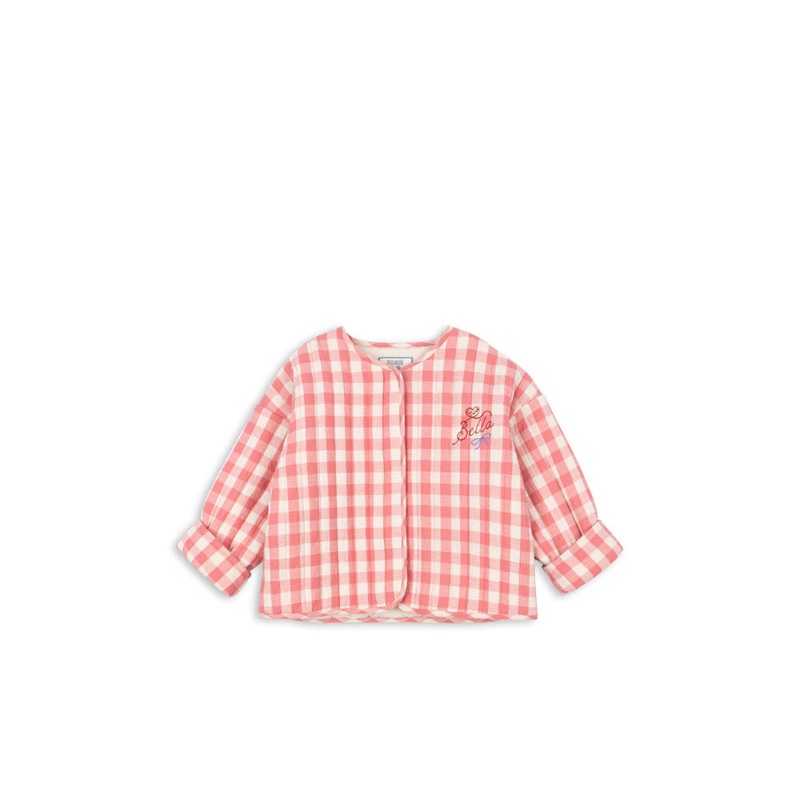 Konges Sljd RHW x KS Bella Jacket - Peach Blossom Check