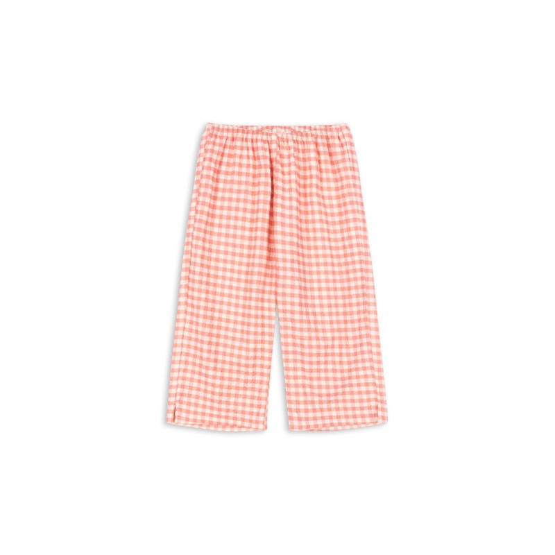 Konges Sljd RHW x KS Bella Pants - Peach Blossom Check