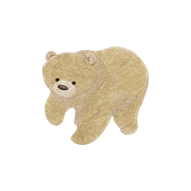 Lorena Canals Animal Rugs Bear Machine Washable Cotton Rug - 120x122cm