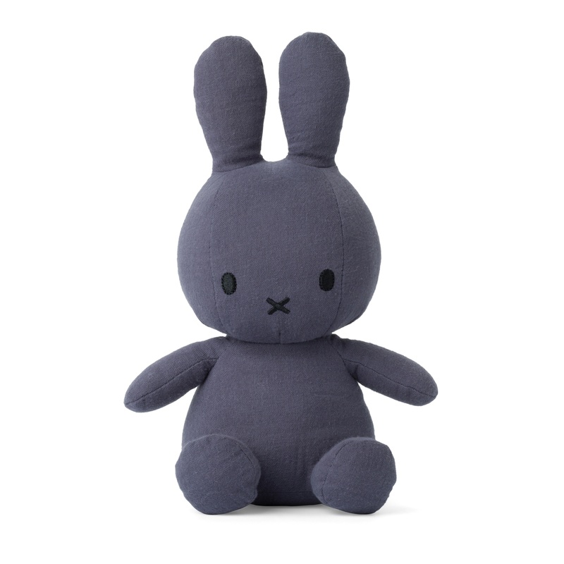 Miffy Sitting Mousseline Faded Blue - 23cm