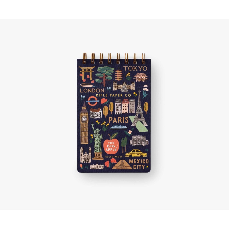 Rifle Paper Co Bon Voyage Small Top Spiral Notebook