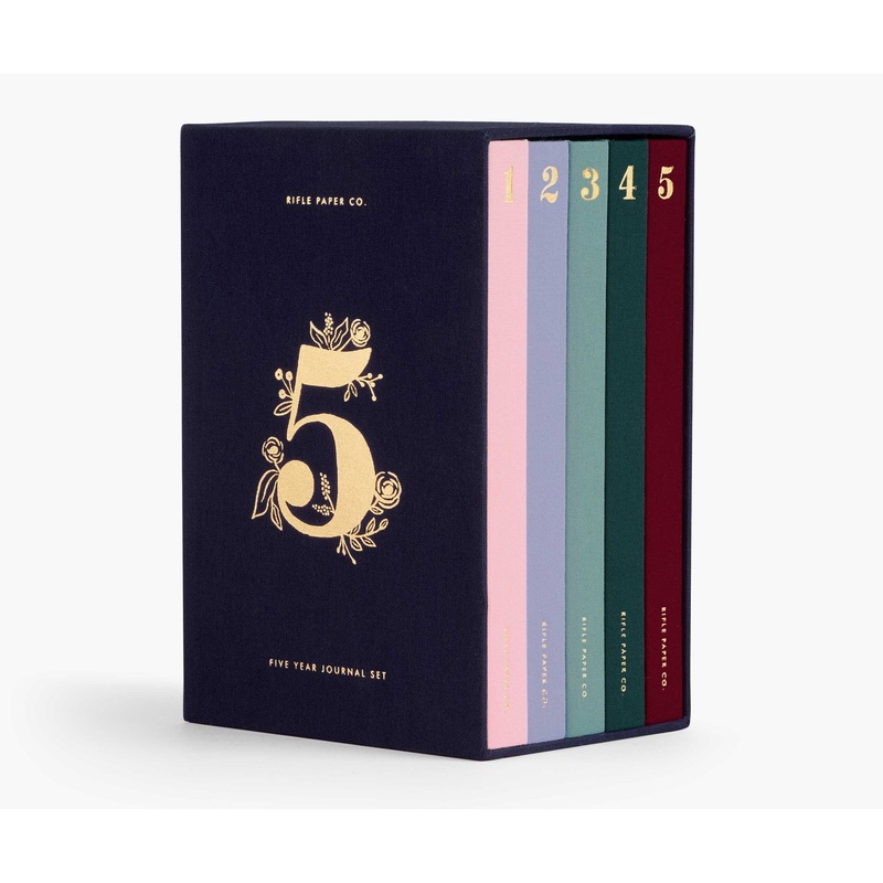 Rifle Paper Co New 5-Year Journal Set