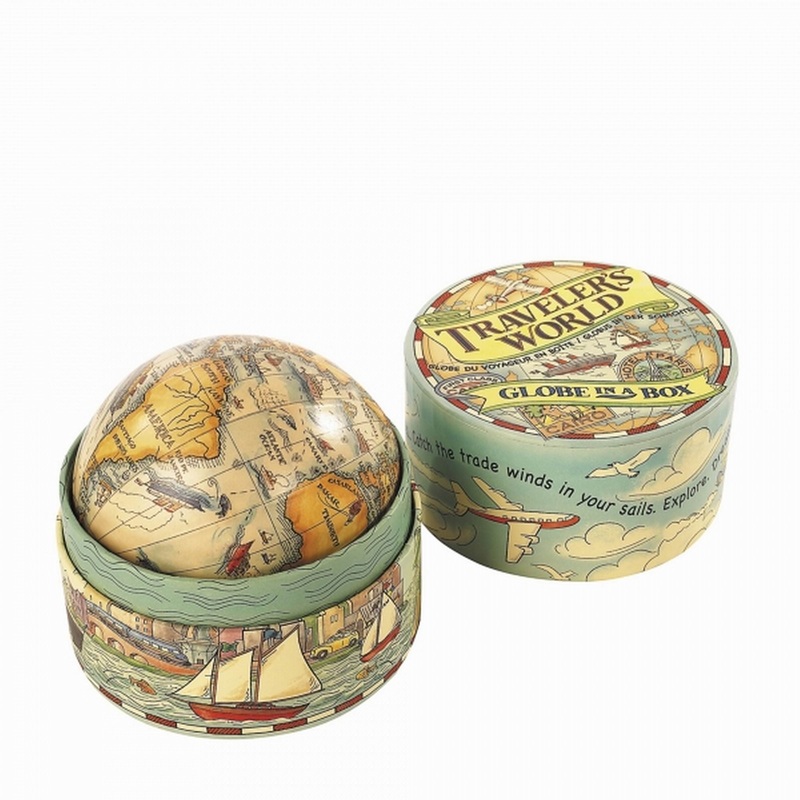 Authentic ModelsTravelers World Globe in Box