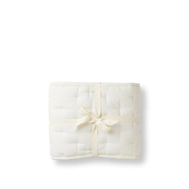 Dear April Nori Cot Bumper, 190x26 cm, Quilted & Padded, Pure Nature