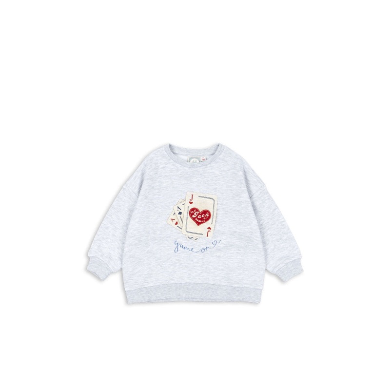 Konges Sljd RHW x KS Jack Sweat OCS - Light Grey Melange