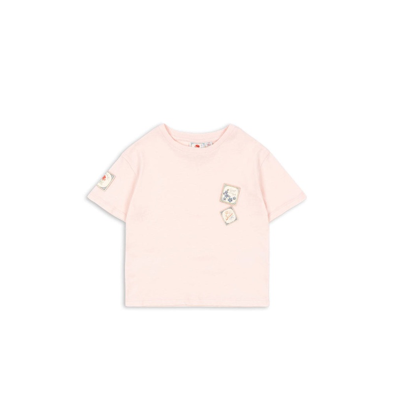 Konges Sljd RHW x KS Lettre Tee OCS - Chalk Pink