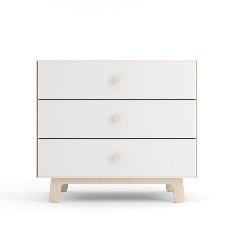 Oeuf 3 Drawer Dresser Birch - Sparrow Base (Pre-Order; Est. Delivery in 6-10 Weeks)