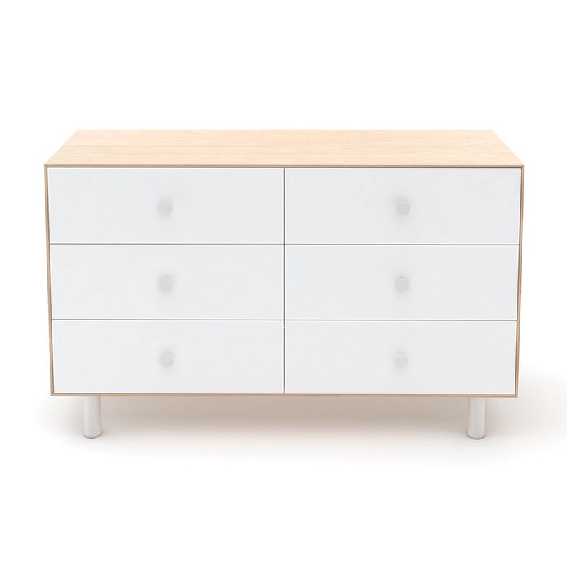 Oeuf 6 Drawer Dresser Birch - Classic Base