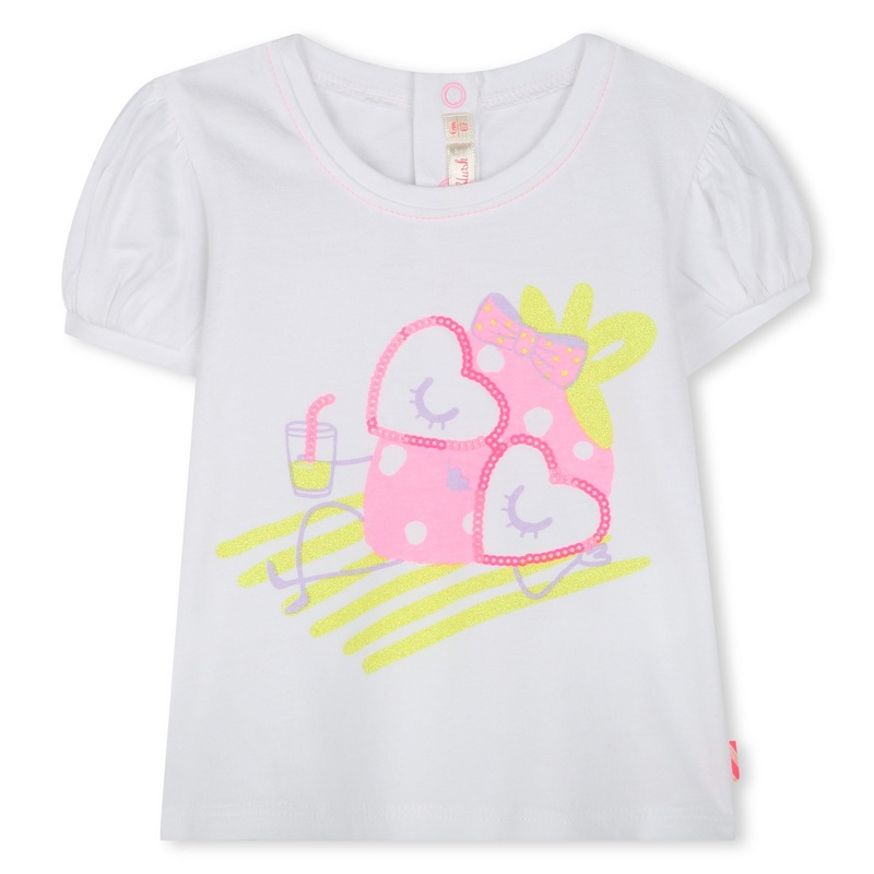 Billieblush Short Sleeves Tee-Shirt - White