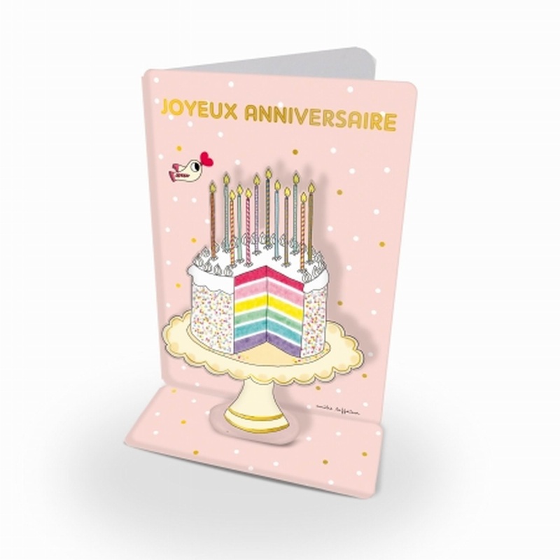 Cartes D' Art3D Greeting Card Happy Birthday