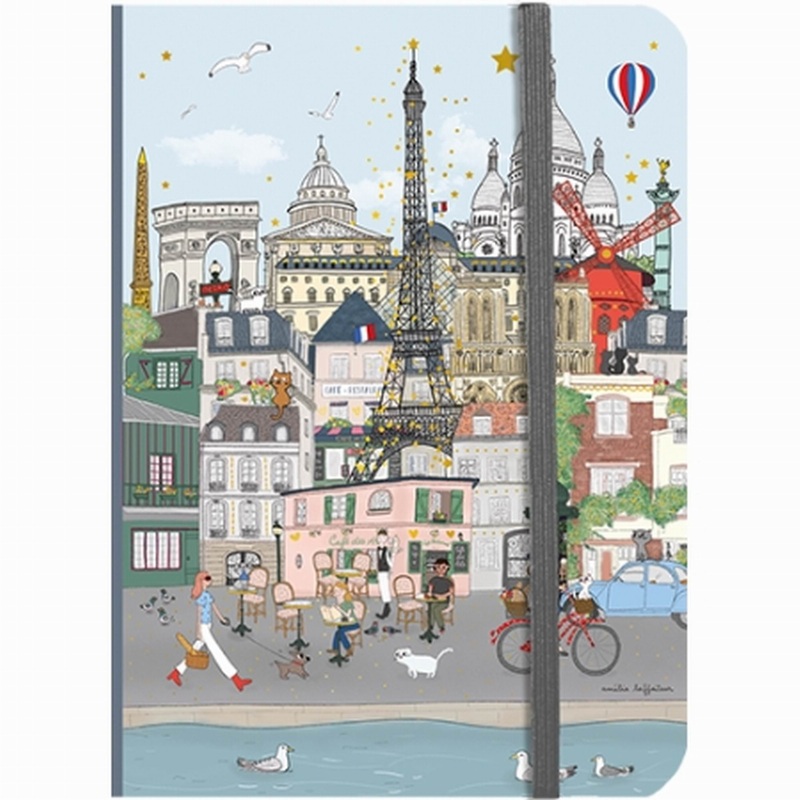 Cartes D' ArtA6 Notebook Amelie in Paris