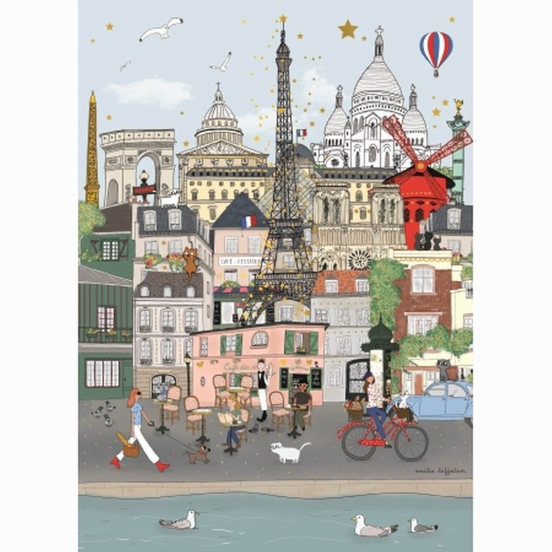 Cartes D' ArtNotebook A5 Paris