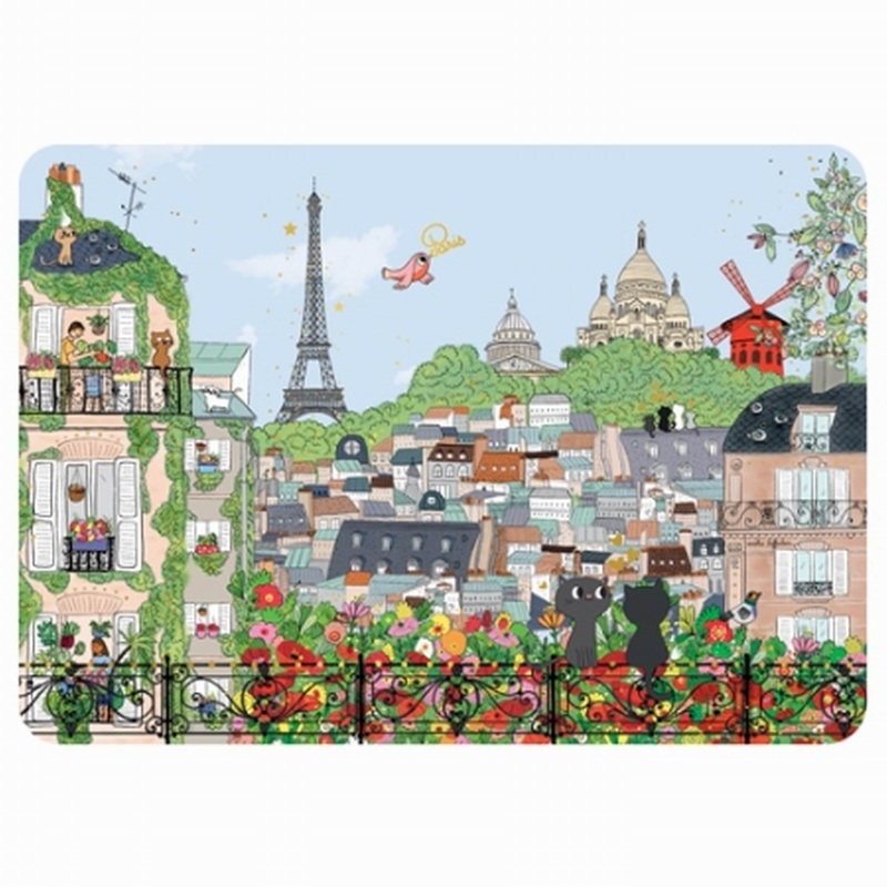 Cartes D' ArtPlacemat Paris Au Balcon