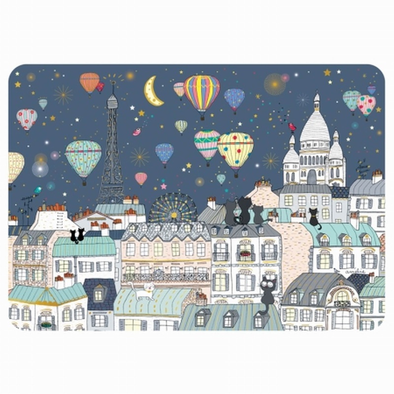Cartes D' ArtPlacemat Paris Rooftops