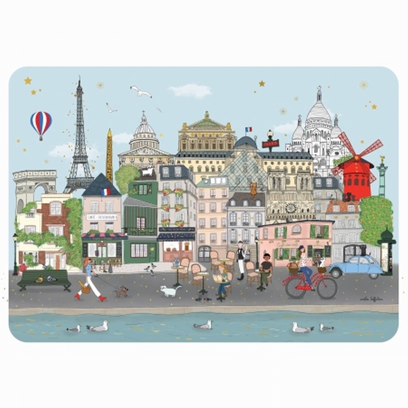 Cartes D' ArtPlacemate Monuments Paris
