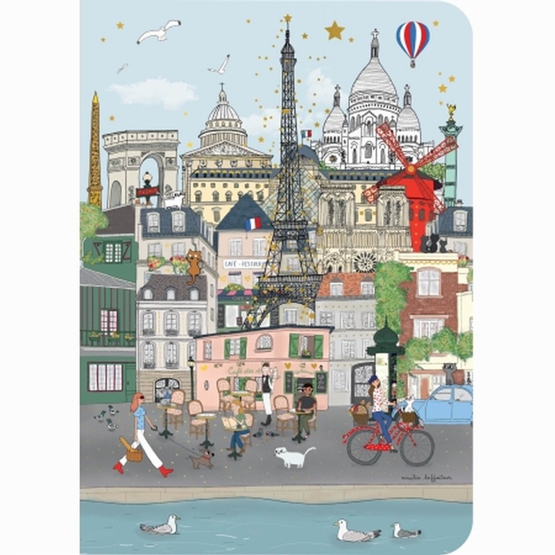 Cartes D' ArtPocket Notebook Paris Monuments