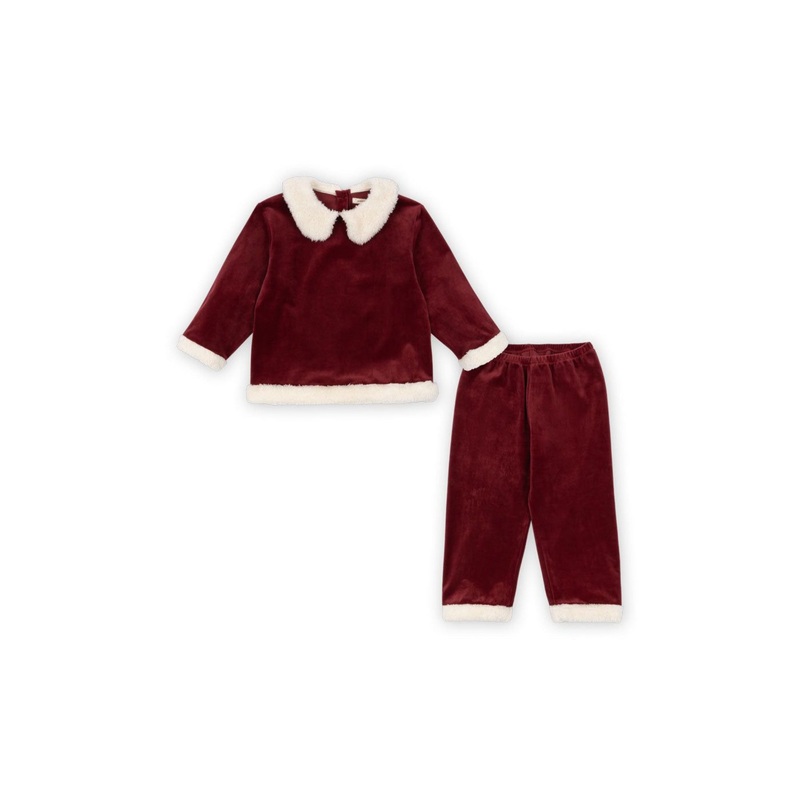 Konges Sljd Christmas Set Grs-Red Dahlia