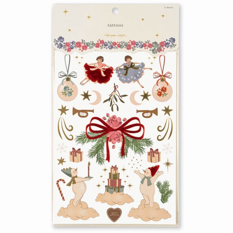 Konges Sljd Christmas Tattoos-Christmas Multi