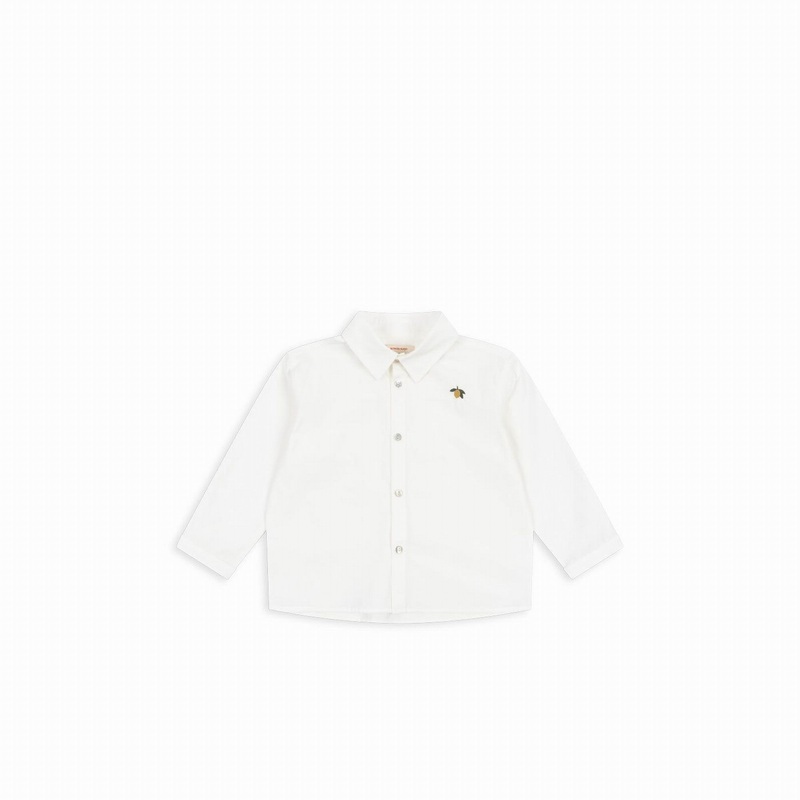 Konges Sljd Rolf Shirt Gots-Optic White