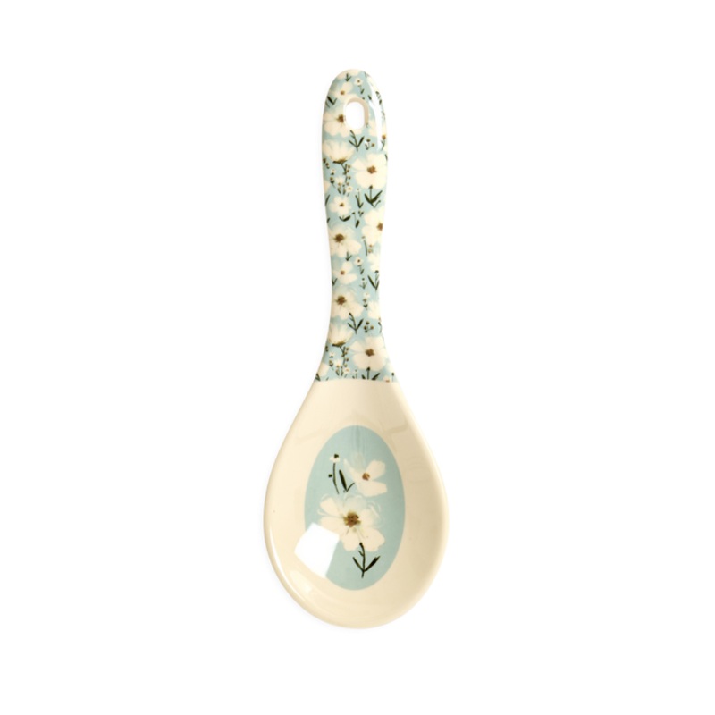 Rice DK Salad Spoon - Mint - Summer Bloom Print