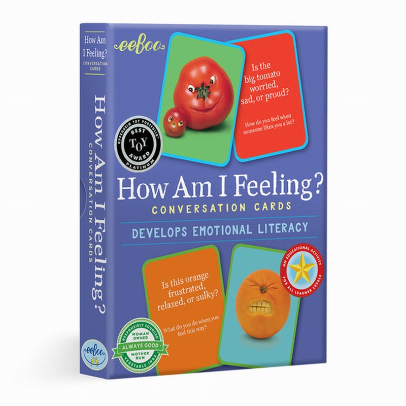 eeBoo How Am I Feeling Conversation Cards  New Packaging