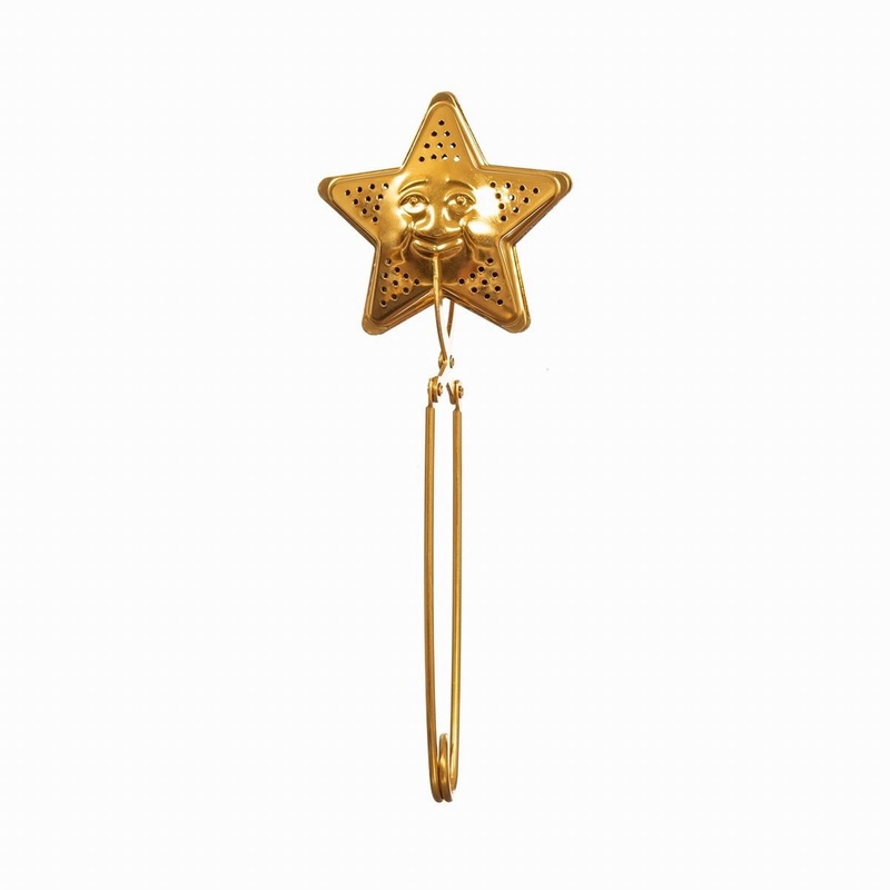 RJB Stone Brass Star Tea Infuser