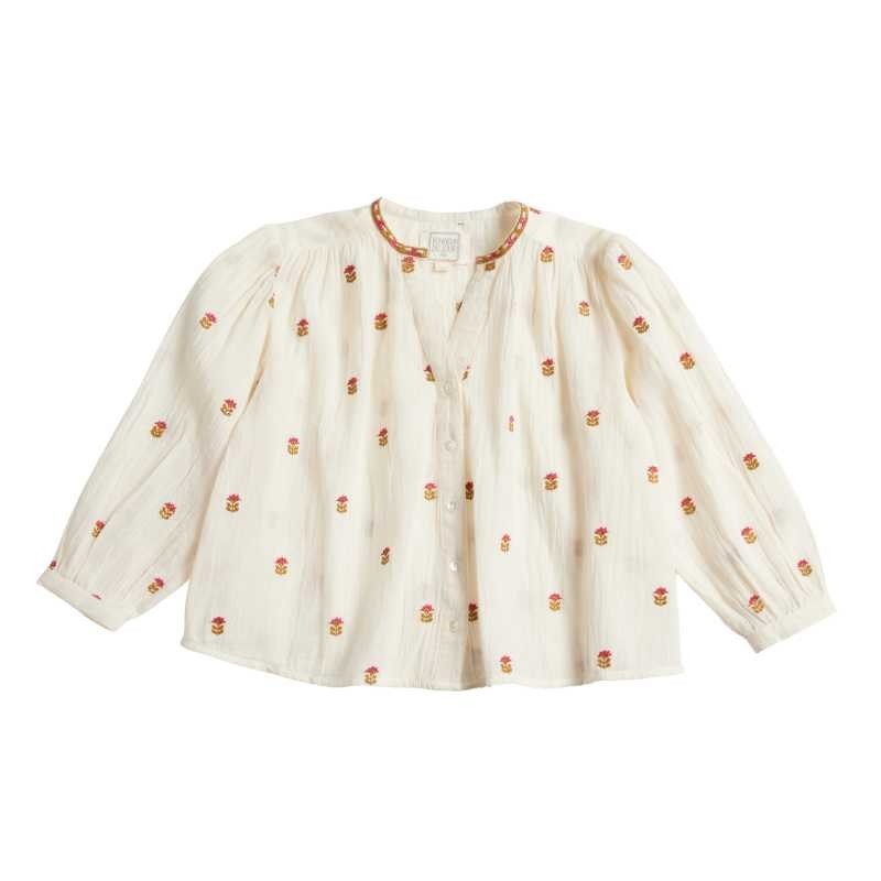 Bonheur du Jour Paris Baho Girl Blouse - Ecru