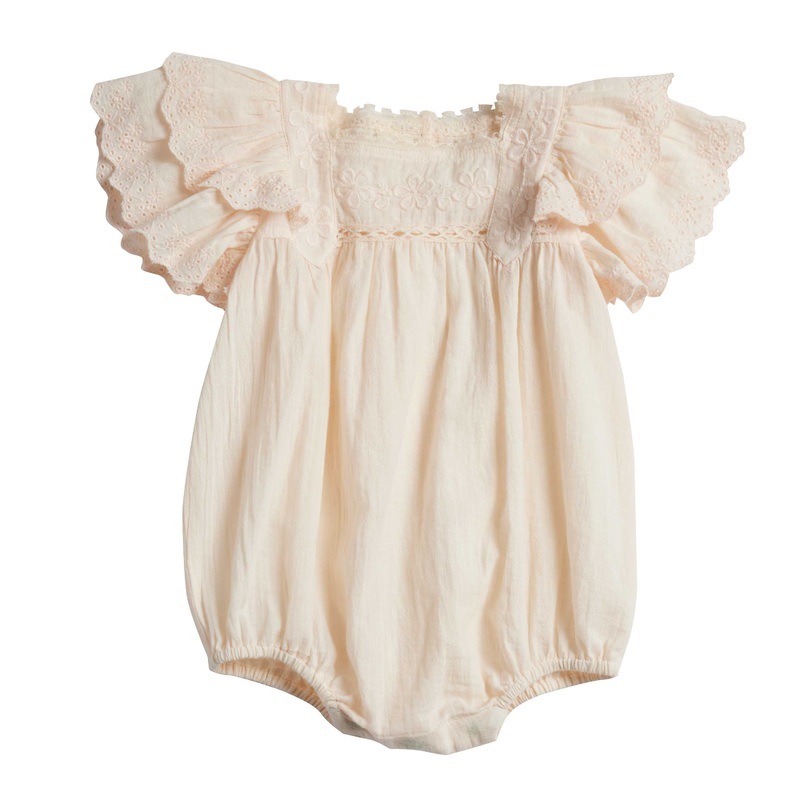 Bonheur du Jour Paris Bastille Baby Overall - Nude