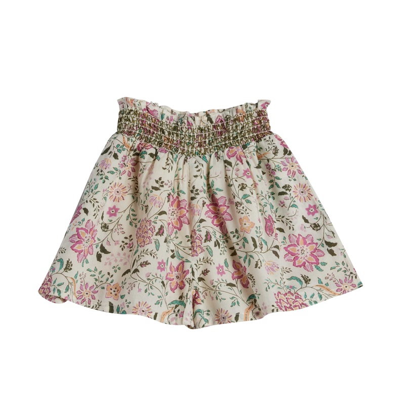 Bonheur du Jour Paris Bloomy Girl Skirt - Fleurs Rose