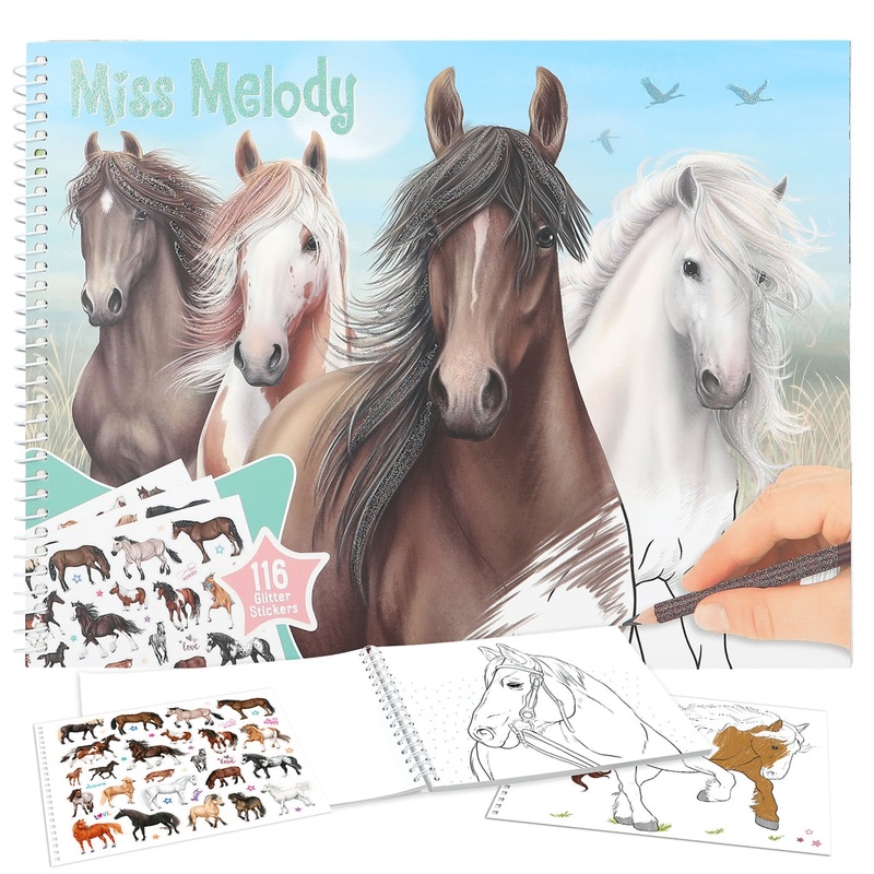 Depesche Miss Melody Horse Colouring Book
