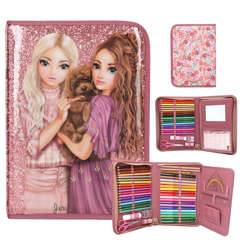 Depesche Topmodel Big Pencil Case Floral