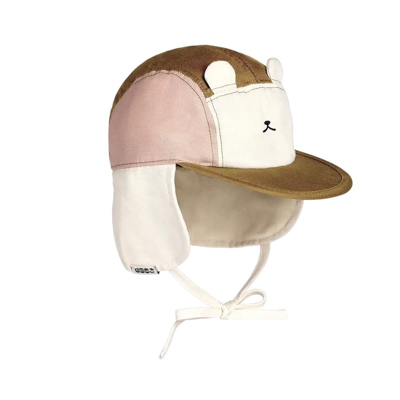 Ki ET LA Camper Cap Anti UV - Bear Brown Natural Pink