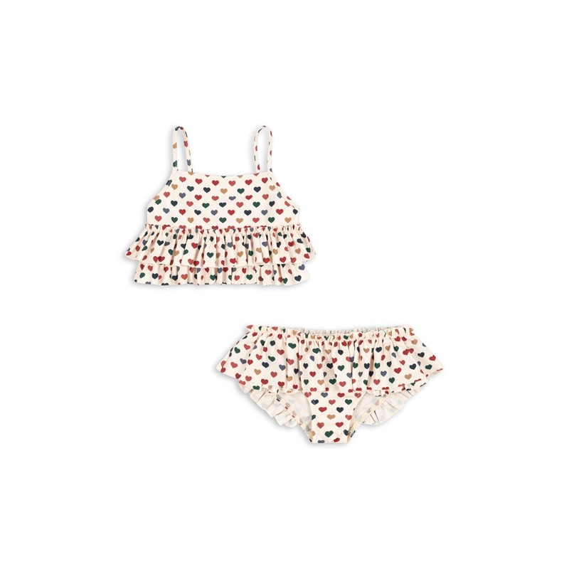 Konges Sljd Manuca Frill Bikini GRS - Coeur Color