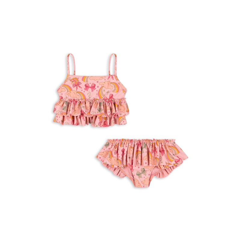 Konges Sljd Manuca Frill Bikini GRS - Rainbow Bow