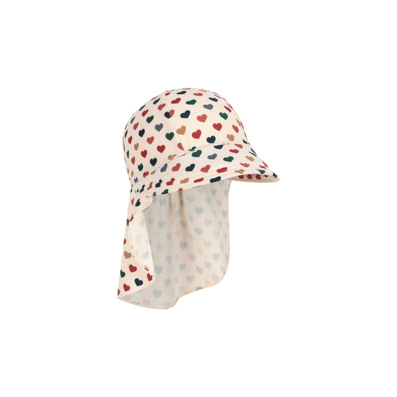 Konges Sljd Manuca Frill Sun Hat GRS - Coeur Color