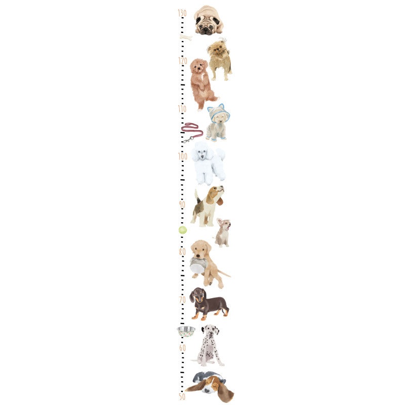 MIMI'lou Height Chart Stickers - Puppy
