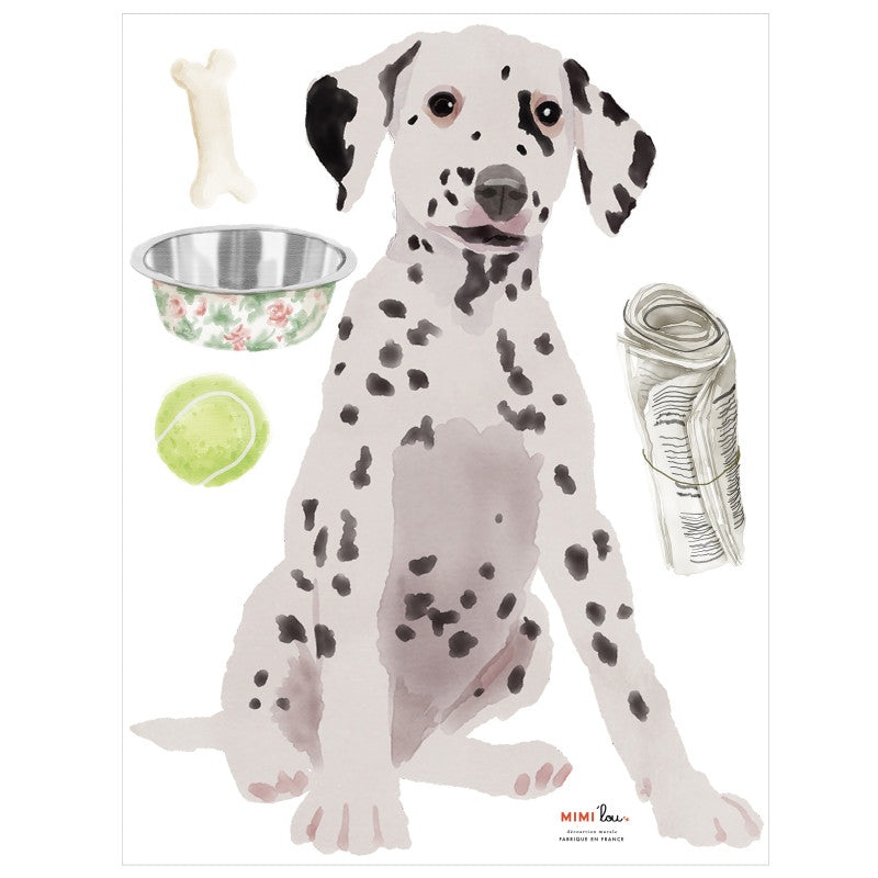 MIMI'lou Sticker Planche - Dalmatiens - 45x35cm