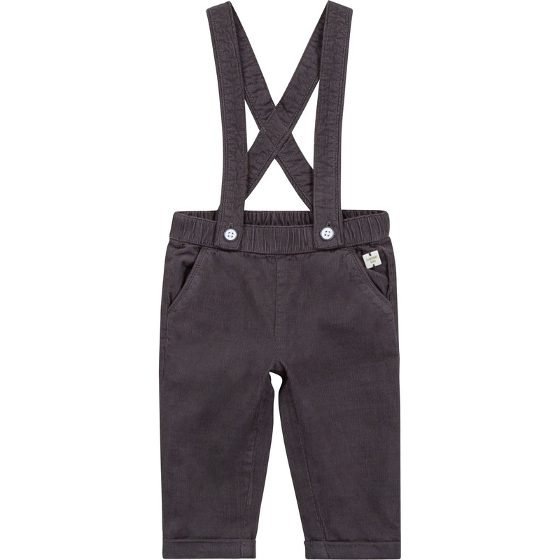 Carrment Beau Trousers And Shoulder Strap Winter Dark Grey